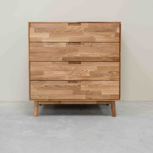 Eikenhouten ladekast Escandi 1, 80 x 45 x 84,5 cm | NordicStory