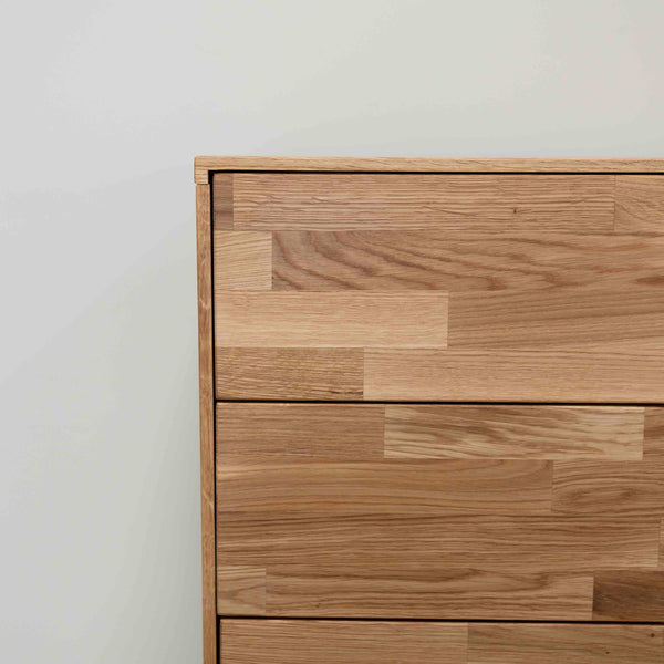 Eikenhouten ladekast Escandi 1, 80 x 45 x 84,5 cm | NordicStory