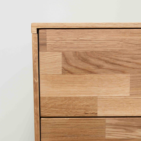 Eikenhouten ladekast Escandi 1, 80 x 45 x 84,5 cm | NordicStory