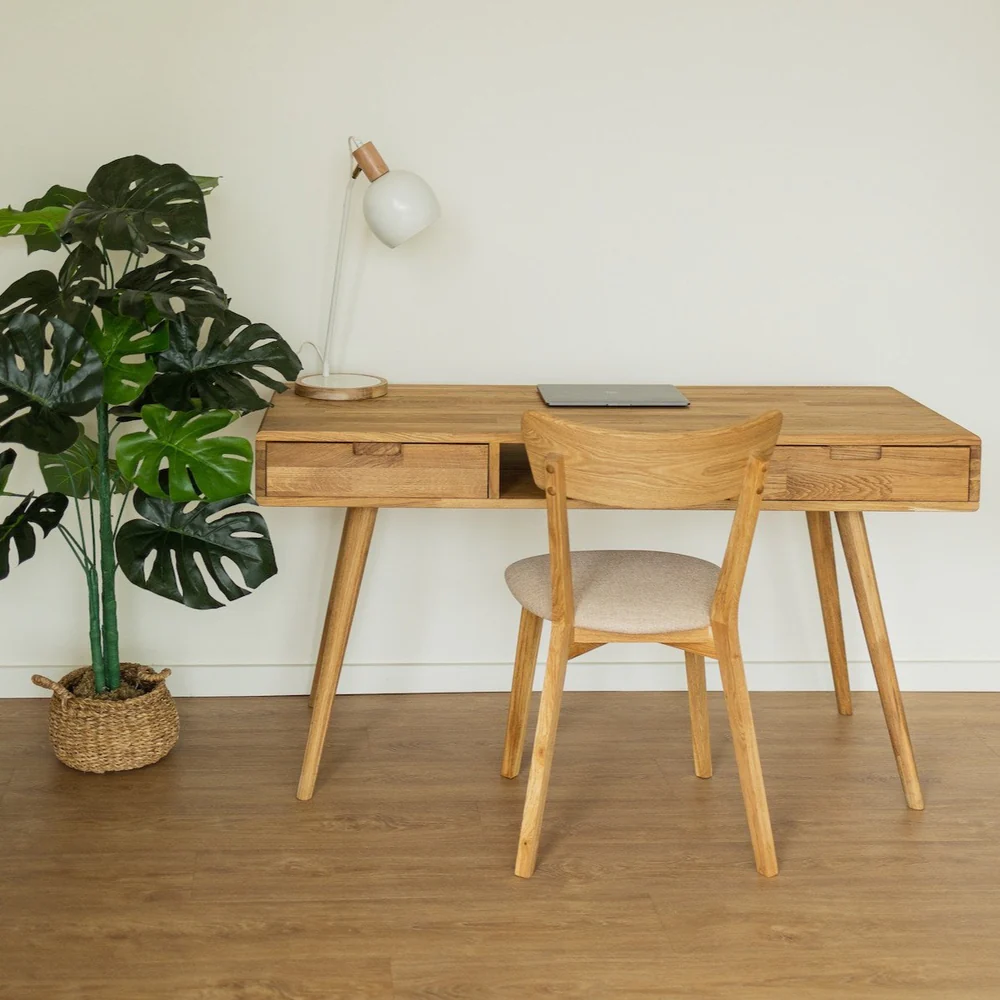 NordicStory Duurzaam eiken massief houten schrijftafel