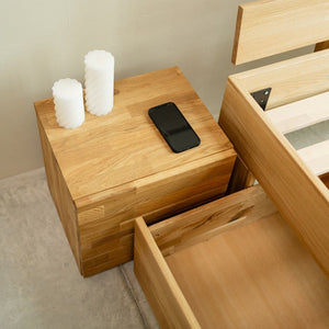 NordicStory Duurzaam nachtkastje van massief eikenhout
