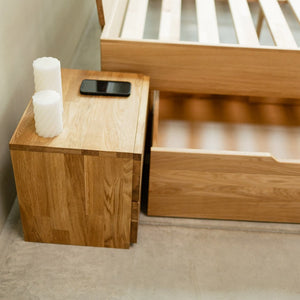 NordicStory Duurzaam massief eiken nachtkastje