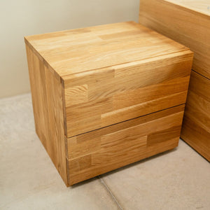 NordicStory Nordic eiken massief houten nachtkastje
