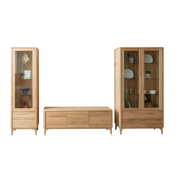 NordicStory Oxford eiken massief houten TV-meubel 3.2.2