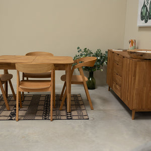 NordicStory Uitschuifbare eettafel in massief eiken Frankrijk Roble.Store