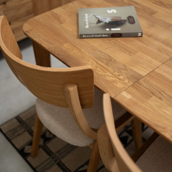 NordicStory Uitschuifbare eettafel in massief eiken Frankrijk Roble.Store