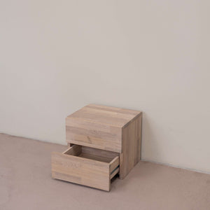 NordicStory Duurzaam massief eiken nachtkastje