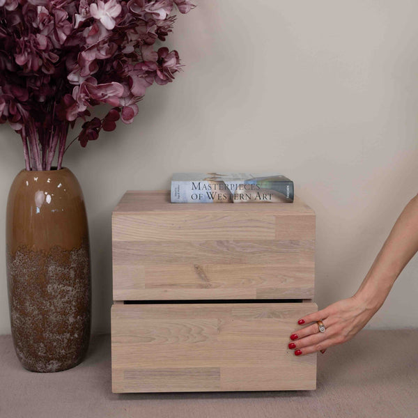 NordicStory Duurzaam massief eiken nachtkastje