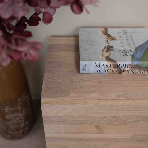 NordicStory Duurzaam massief eiken nachtkastje