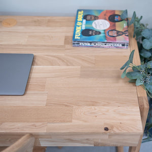 Massief eiken bureau Eric