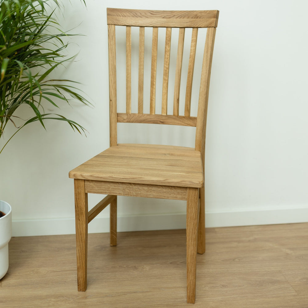 Set van 2 of 4 massief eikenhouten eetkamerstoelen Provance | VESKOR