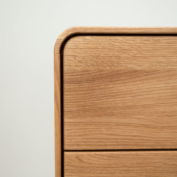 Ladekast in massief eiken Geneva 2 Ladekast met 4 laden Roble.Store NordicStory