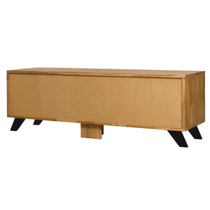 TV-meubel in massief eiken Moritz, 150 x 45 x 51,3 cm, NordicStory