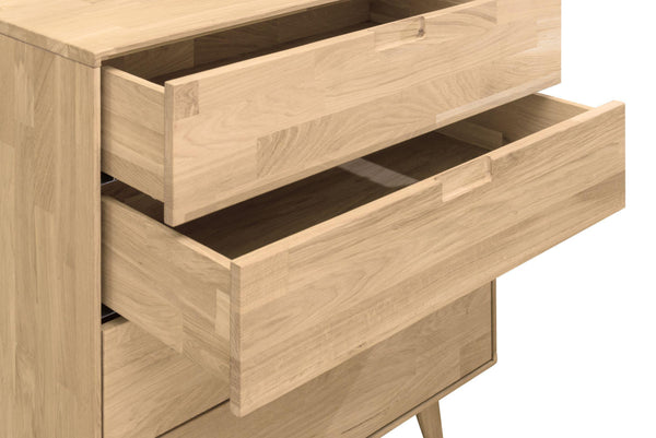 Massief houten meubelen in nordic oak