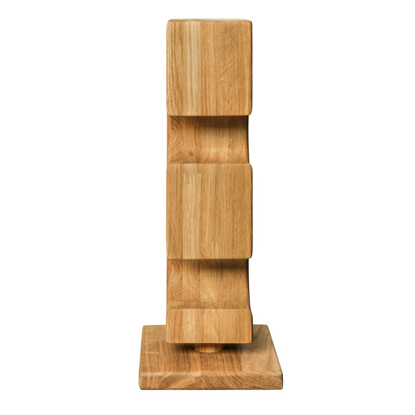 NordicStory Alma eikenhouten wijnrek, wijnstandaard voor 4 flessen