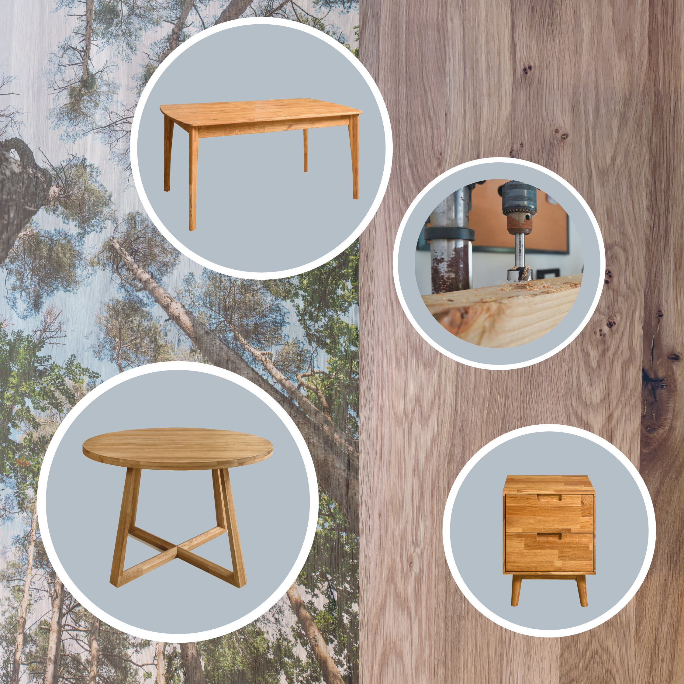 NordicStory, houten meubelen, massief houten meubelen, massief houten meubelen, eik, huis, interieur