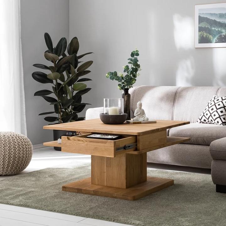 Nordic Design, eiken salontafel, massief hout, NordicStory