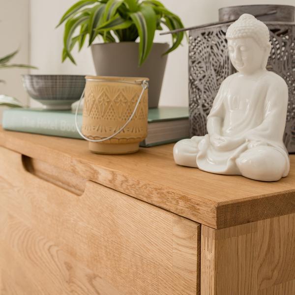 Dressoir Ladekast in massief eiken Escandi 3