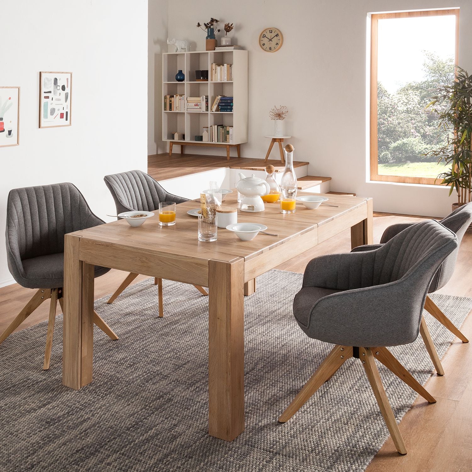 NordicStory eettafel in massief eikenhout