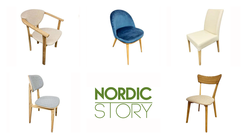 NordicStory massief eiken stoelen in Scandinavische Scandinavische stijl