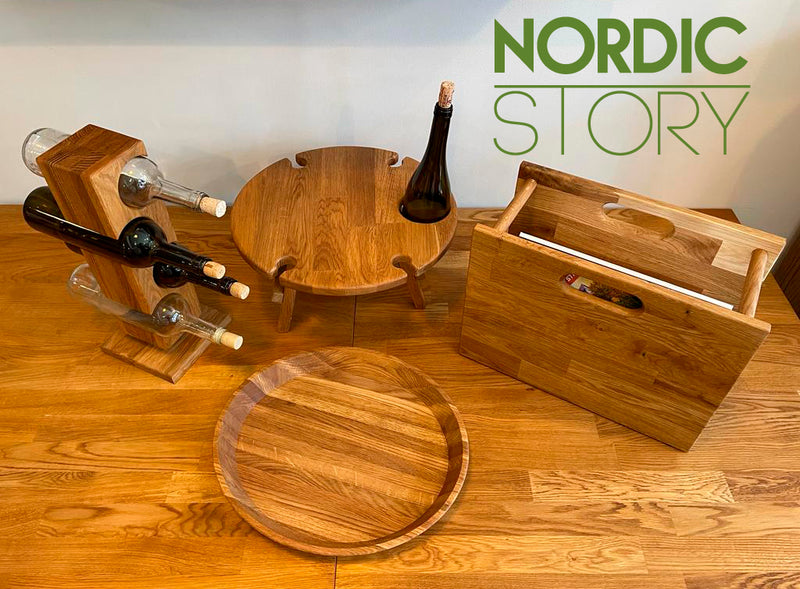 NordicStory decoratie en meubelen in massief eikenhout in nordisch-scandinavische stijl