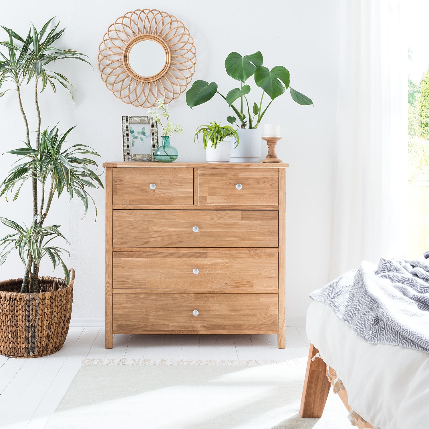  Commode Massief eiken commode Nordic