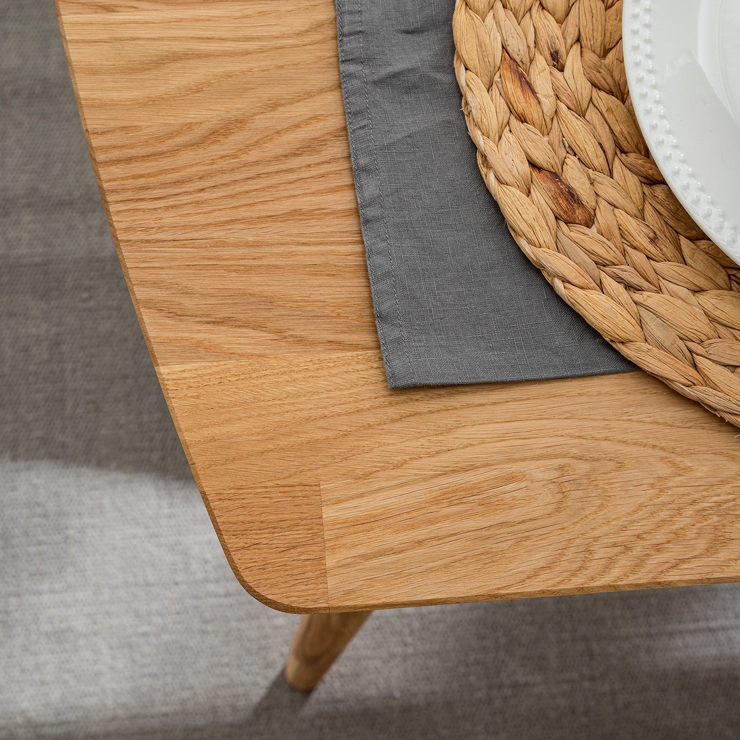NordicStory Verlengde eettafel in massief Scandinavisch eikenhout