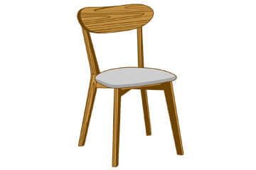 Houten eetkamerstoelen