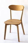 Set van 2 of 4 massief eiken eetkamerstoelen Isku | NordicStory