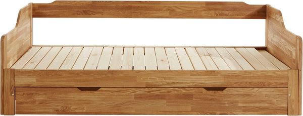 Eikenhouten onderschuifbed Frida | NordicStory