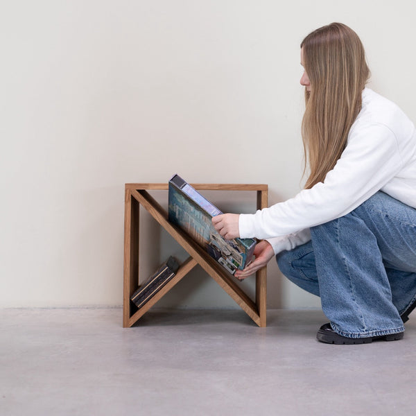 Bijzettafel, nachtkastje van massief eikenhout Denmark | NordicStory