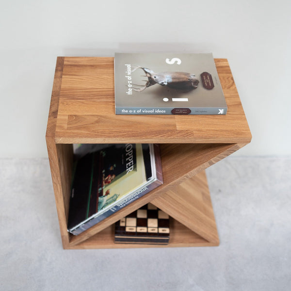 Bijzettafel, nachtkastje van massief eikenhout Denmark | NordicStory