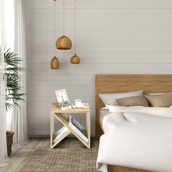 Bijzettafel, nachtkastje van massief eikenhout Denmark | NordicStory