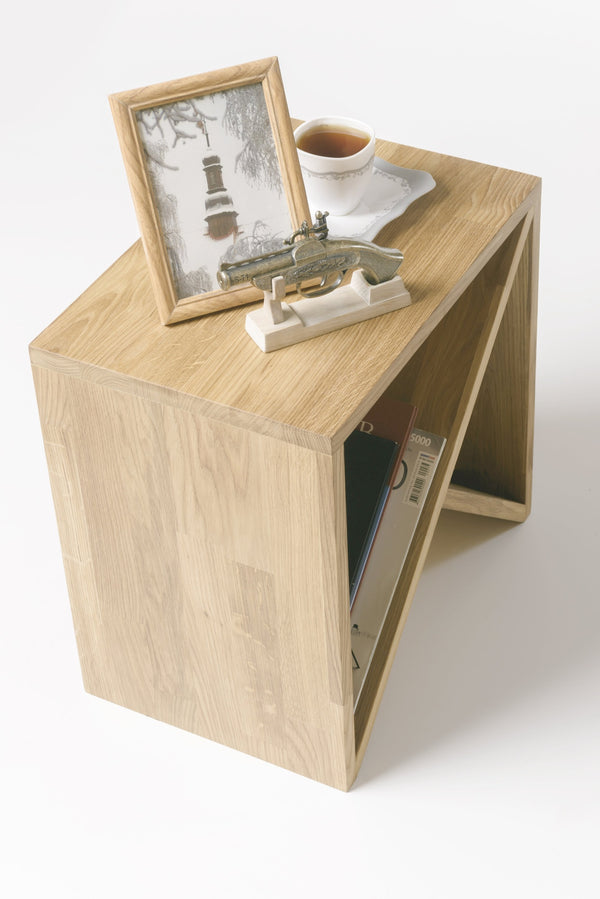 Bijzettafel, nachtkastje van massief eikenhout Denmark | NordicStory