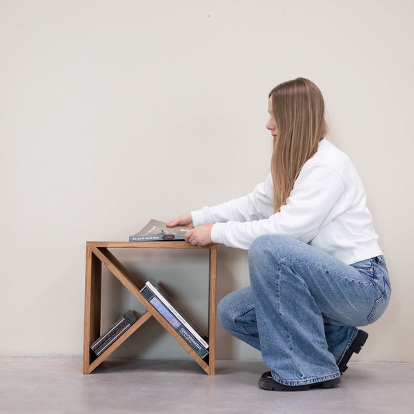 Bijzettafel, nachtkastje van massief eikenhout Denmark | NordicStory