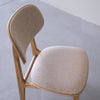 Set van 2 of 4 Varde eetkamerstoelen, frame massief eiken, bekleding | NordicStory