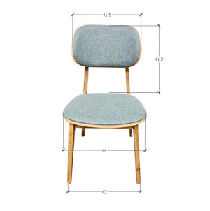 Set van 2 of 4 Varde eetkamerstoelen, frame massief eiken, bekleding | NordicStory