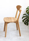 Set van 2 of 4 massief eiken eetkamerstoelen Isku | NordicStory