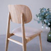Set van 2 of 4 Varde eetkamerstoelen, frame massief eiken, bekleding | NordicStory
