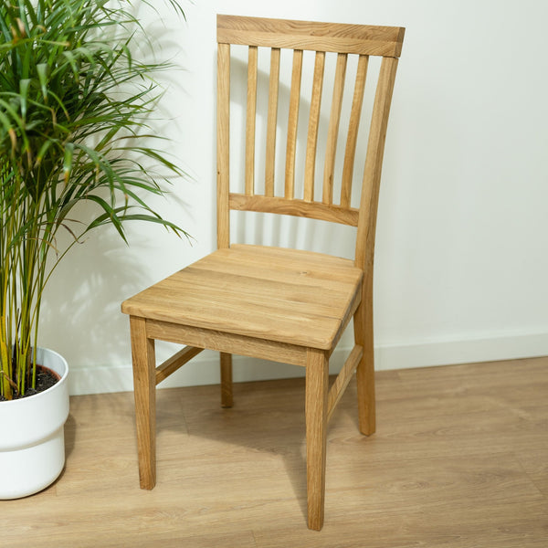 Set van 2 of 4 massief eikenhouten eetkamerstoelen Provance | VESKOR