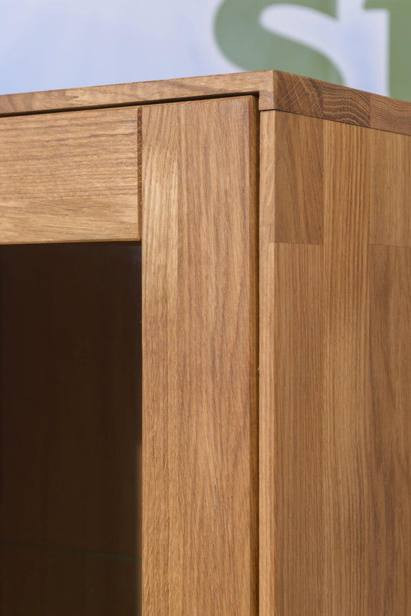 Eiken garderobekast Escandi 3, 120 x 45 x 155 cm | NordicStory