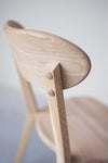 Set van 2 of 4 massief eiken eetkamerstoelen Isku | NordicStory