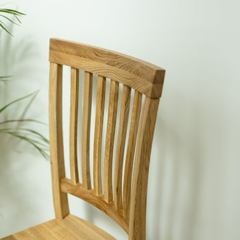 Set van 2 of 4 massief eikenhouten eetkamerstoelen Provance | VESKOR