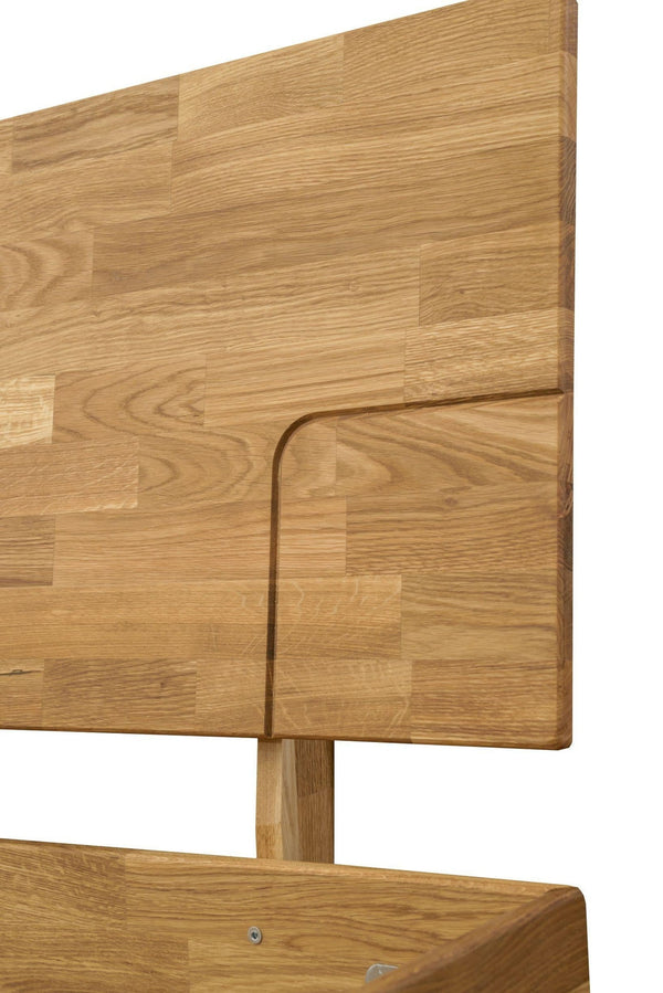 Sarah massief eiken bed, 90 x 200 cm / 140 x 200 cm / 160 x 200 cm / 180 x 200 cm | NordicStory