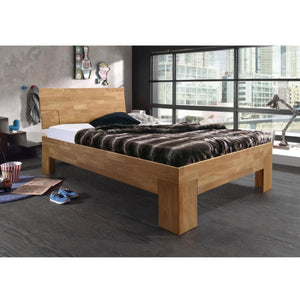Sarah massief eiken bed, 90 x 200 cm / 140 x 200 cm / 160 x 200 cm / 180 x 200 cm | NordicStory
