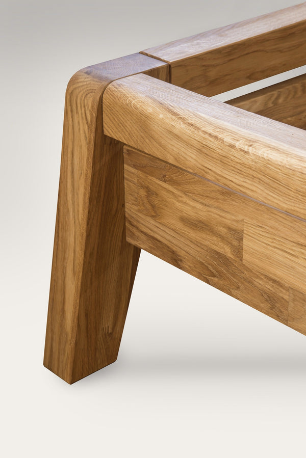 Bridget massief eiken bed, 140 x 200 cm / 160 x 200 cm / 180 x 200 cm | NordicStory