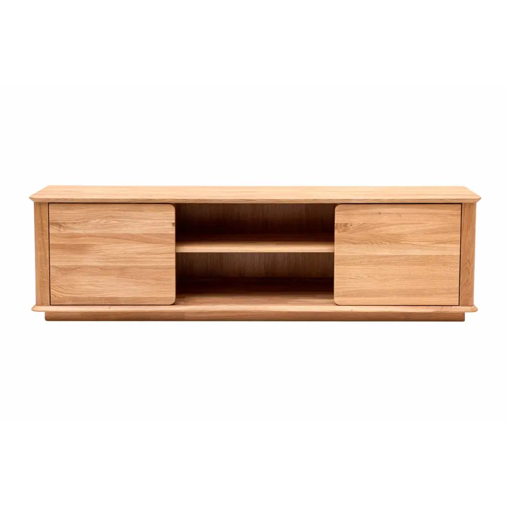 Massief eiken TV-meubel Solvig, 180 x 41 x 50 cm | NordicStory