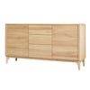 NordicStory Dressoir Ladekast in massief eiken Oxford 3.2.3