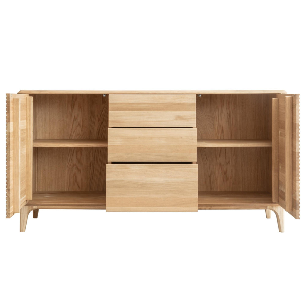 NordicStory Dressoir Ladekast in massief eiken Oxford 3.2.3