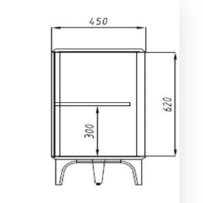 NordicStory Dressoir Ladekast in massief eiken Oxford 4